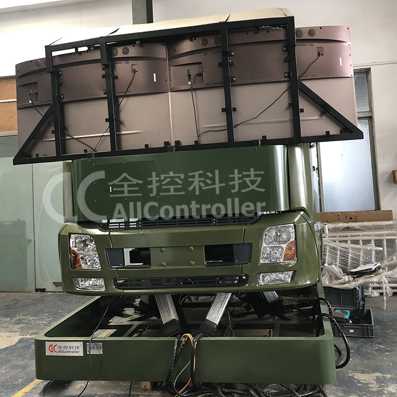 六自由度卡车头模拟器 VR卡车模拟驾驶训练