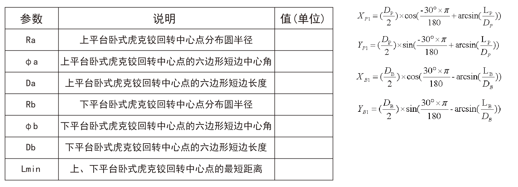 并联机器人系统及自由度分析